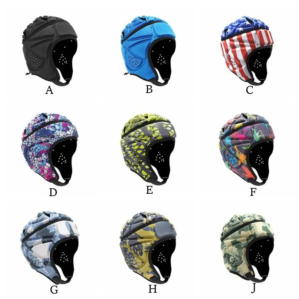 Casco de protección EVA visto de frente