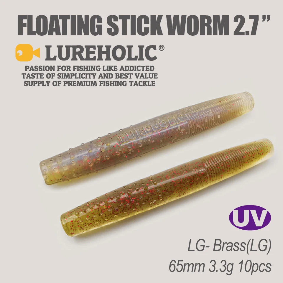 Pack de 10 cebos blandos LUREHOLIC