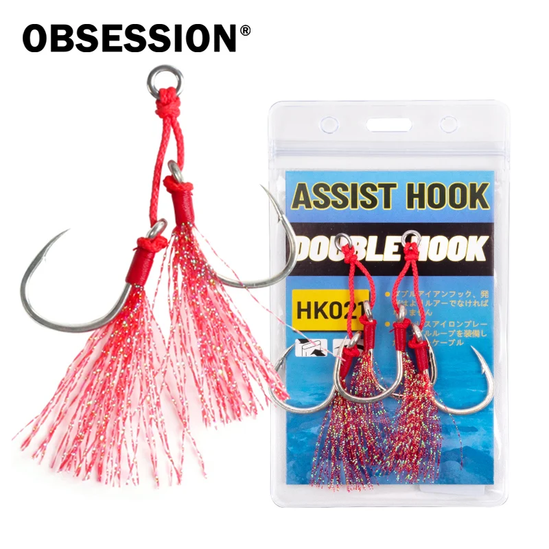 Anzuelos dobles Obsession HK021 – Acero jigging lento en mar - imagen 4