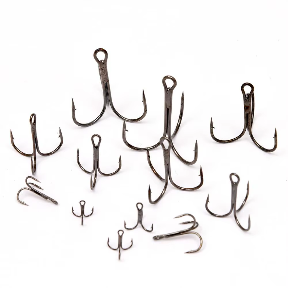 Anzuelos triples acero carbono 5/0 – Púas afiladas para jigging - imagen 5