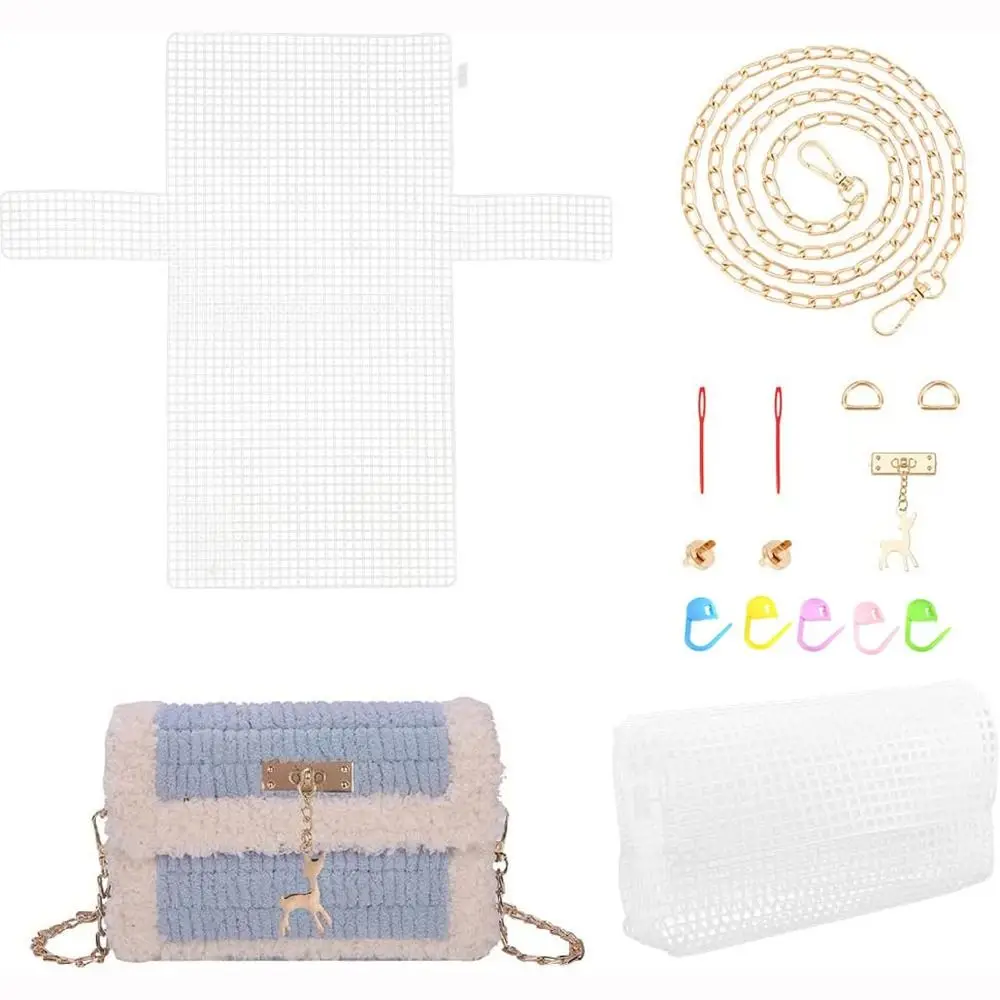 Kit red plástica tejida a mano para bolsos, accesorio práctico - imagen 5