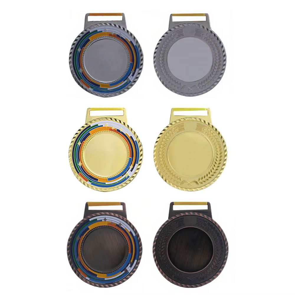 Medallas souvenir universales con cinta en oro, plata y bronce - imagen 3