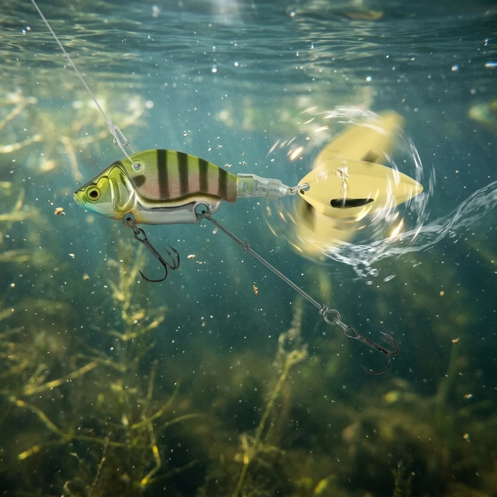 Señuelo VIB hundimiento con cuchilla para depredadores en agua salada - imagen 3