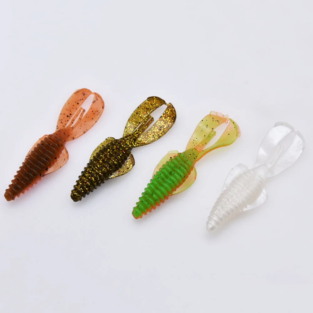 Mrlurion Vinilo Craw para bass y lucio – señuelo suave PVC camarón - imagen 5