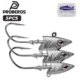Anzuelos Jig Head 3D Proberos de acero alto carbono para vinilo - imagen 5