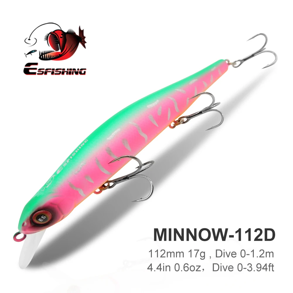 ESFISHING Jerkbait magnetico - Senuelo duro para buceo 0,8-1,2 m - imagen 2