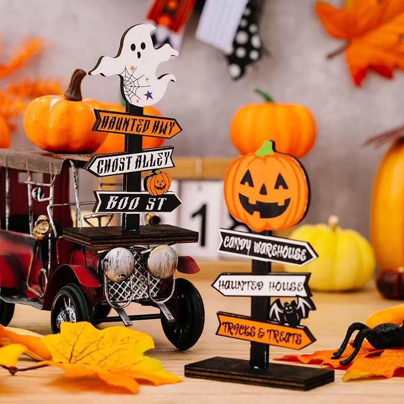 Placa decorativa creativa de calabaza