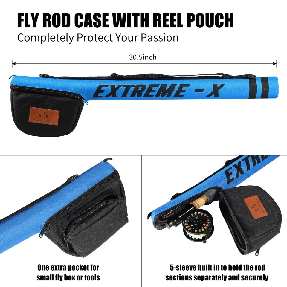Maxcatch Extreme-X caña de mosca acción rápida con carrete - imagen 2