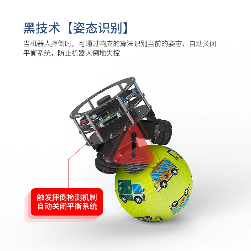 Robot de equilibrio de bolas con reductor planetario y ajuste remoto - imagen 3