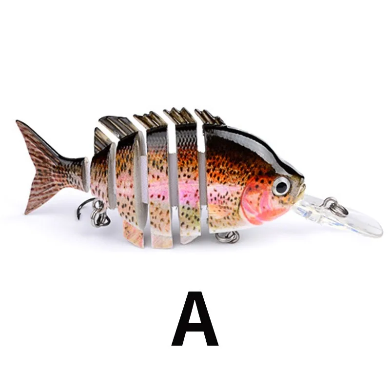 Wobbler multiarticulado imitación Tilapia – Señuelo para lubina - imagen 3