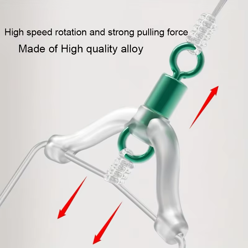 Conectores giratorios en forma de 8 anti-tangle PVC para sedal - imagen 5