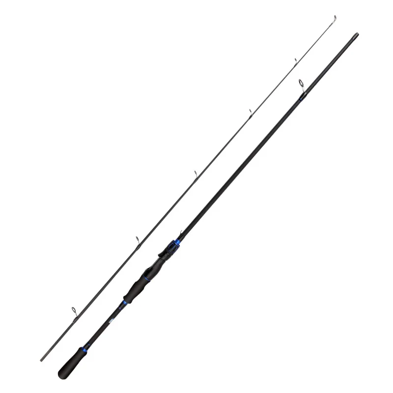 Caña de pesca de fibra de vidrio con puntera para señuelos - imagen 4