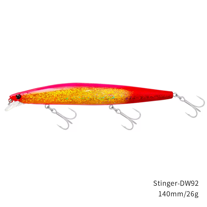 Señuelo Minnow Hundible Tsurinoya 140mm DW92 para Lubina y Lucio