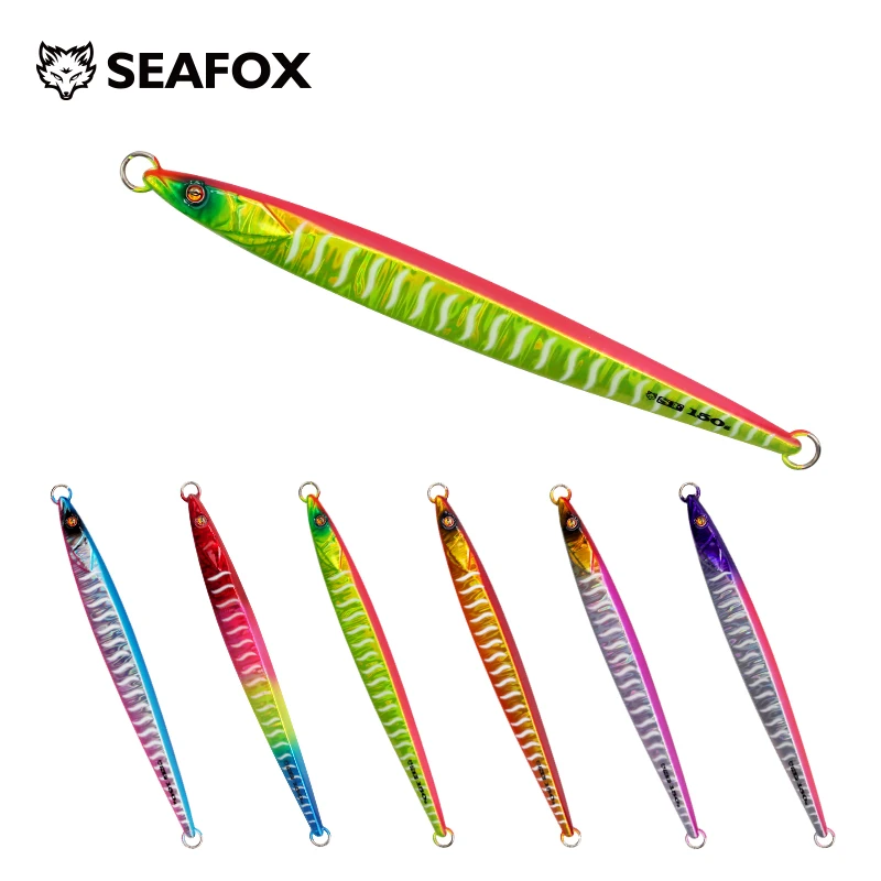 Metal Jig Seafox SF22 para Lubina – Cuchara de Pesca Superresistente