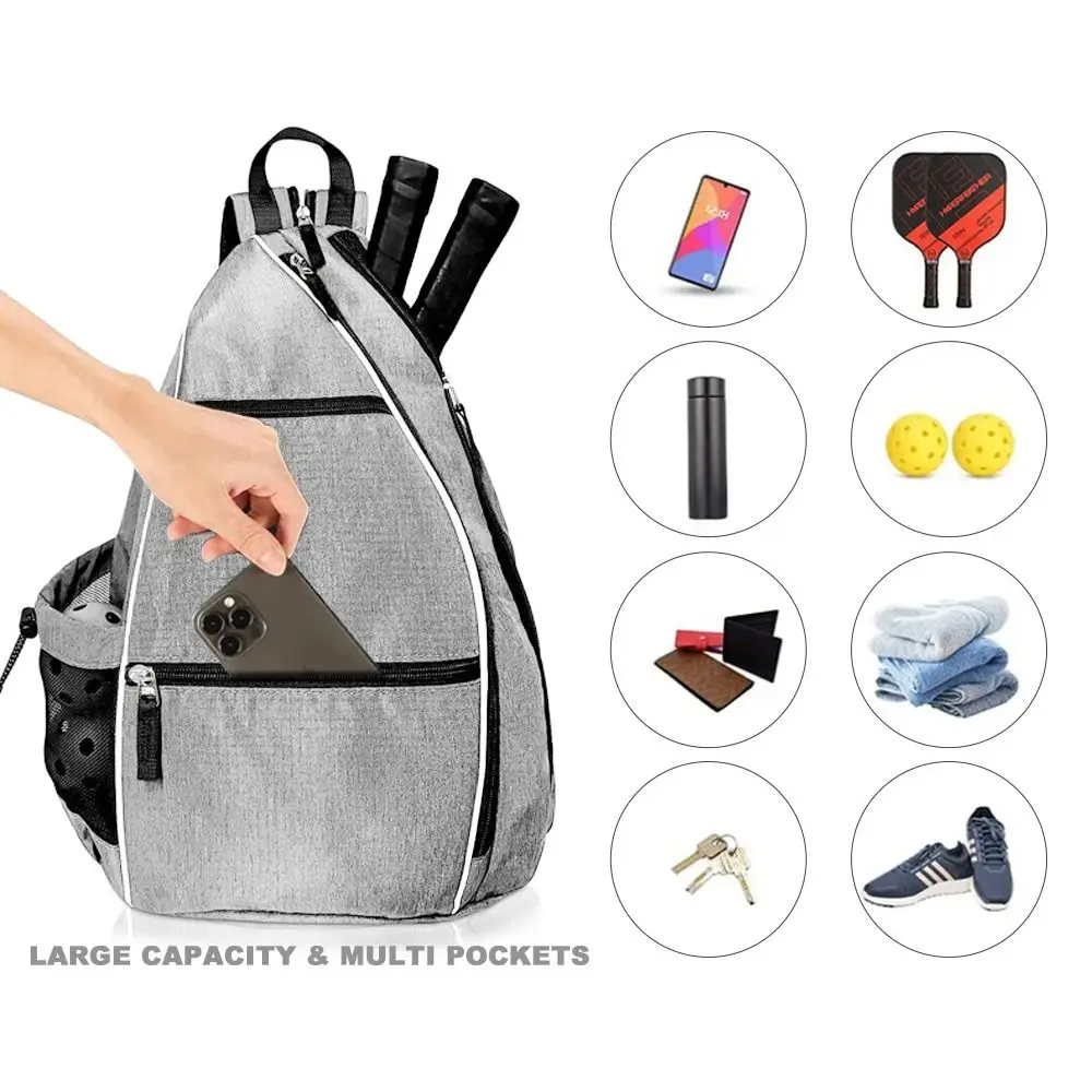 Mochila Reversible Pickleball - Para raquetas de tenis y bádminton - imagen 3