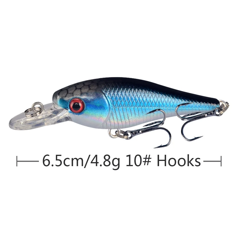Señuelo minnow flotante para lubina, trucha y salmón - imagen 5