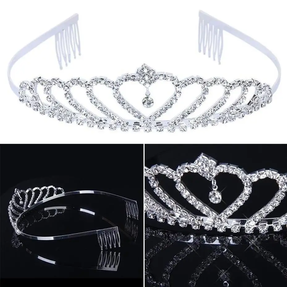 Diademas de cristal para novia y boda, corona de moda - imagen 4