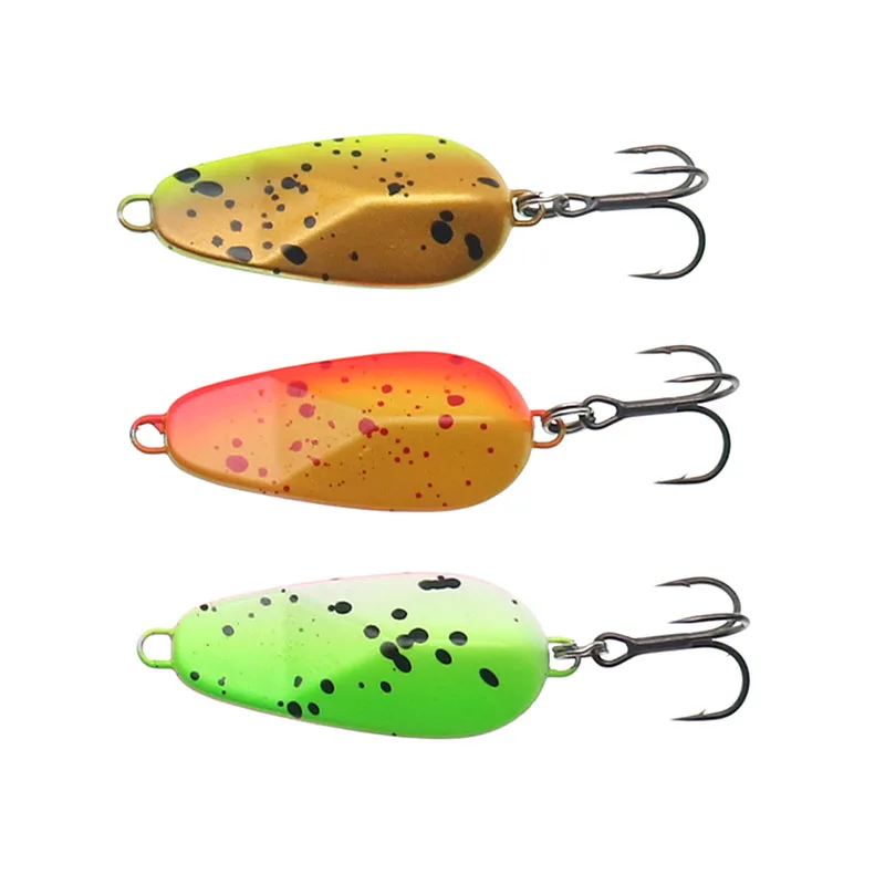 Cucharilla tipo Spoon de metal jig para lucio, carpa y perca - imagen 2