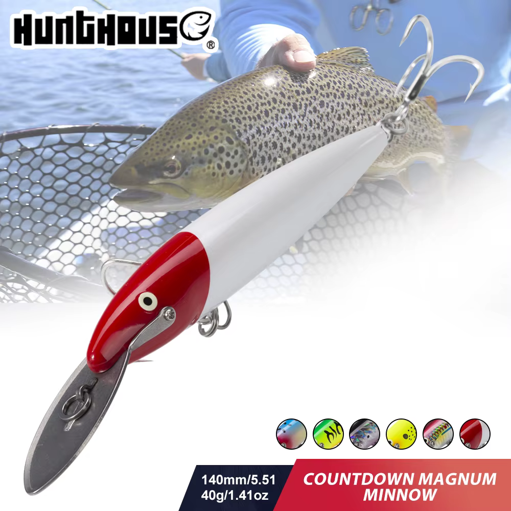 Hunthouse Wobbler Metal Lip 140mm – Señuelo hundido agua salada