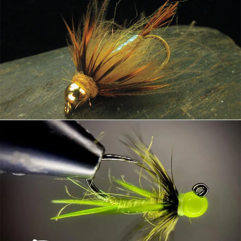 Plumas Hackle de gallina americana en varios colores para moscas - imagen 2
