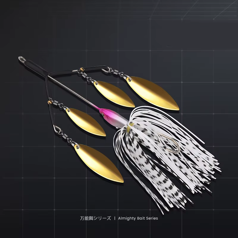 Señuelos Chatterbait Bazooka para lubina - Vibración con falda de goma - imagen 5
