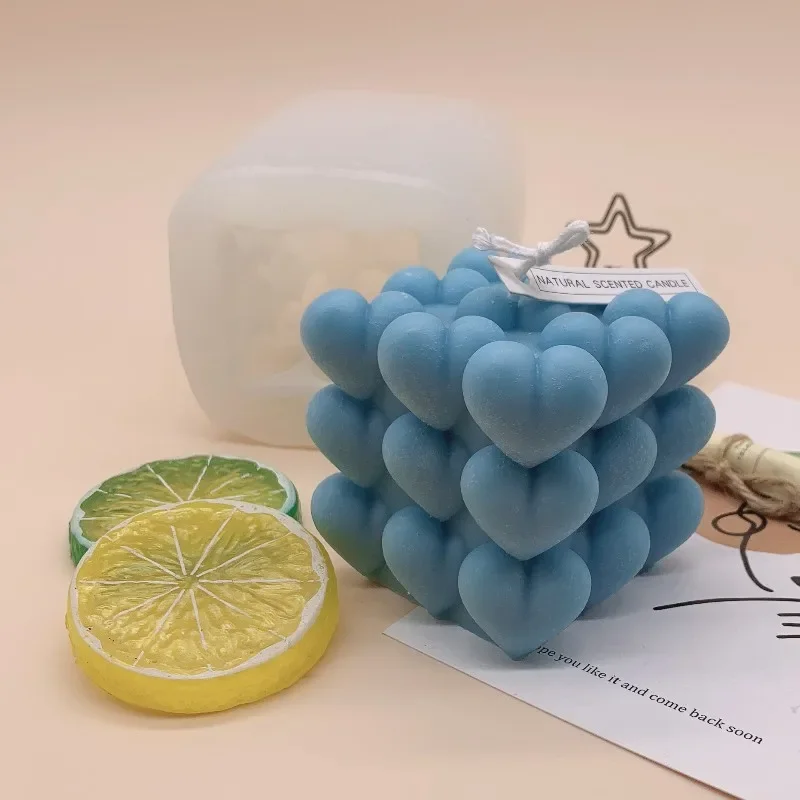 Piezas logradas con el molde: formas decorativas listas para usar