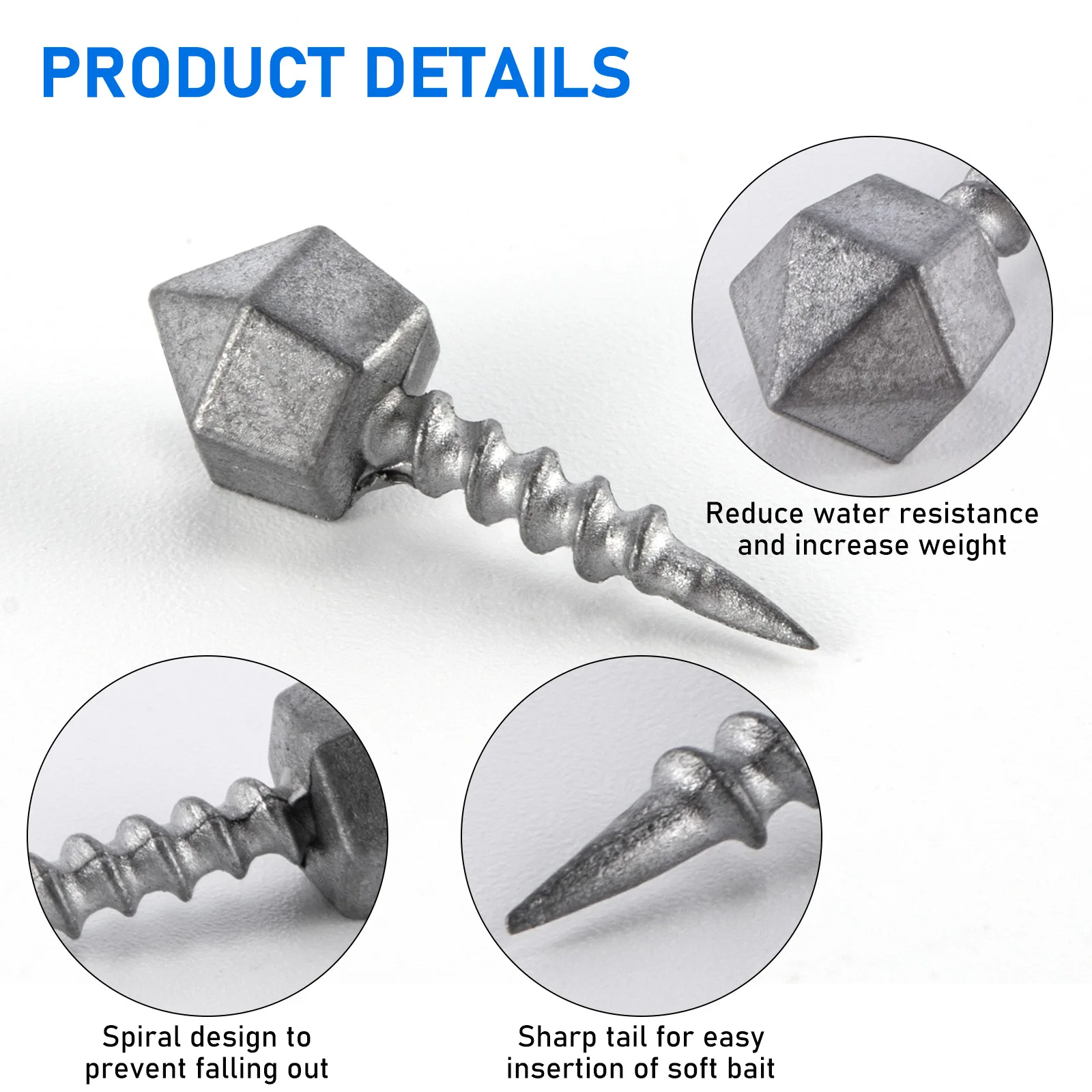 Sinker Neko Craky para lubina – Peso insertable - imagen 4