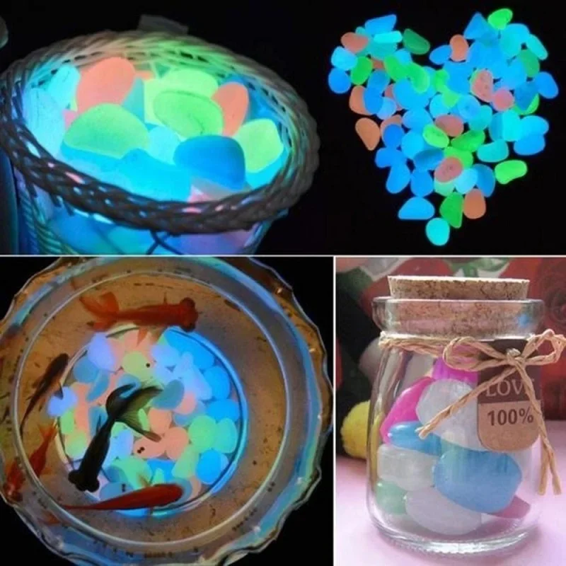 Piedras luminosas para jardín que brillan en la oscuridad - imagen 5