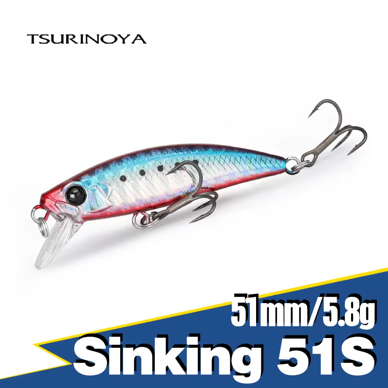 TSURINOYA Intruder 51S Minnow Jerkbait 51mm 5,8g - imagen 5