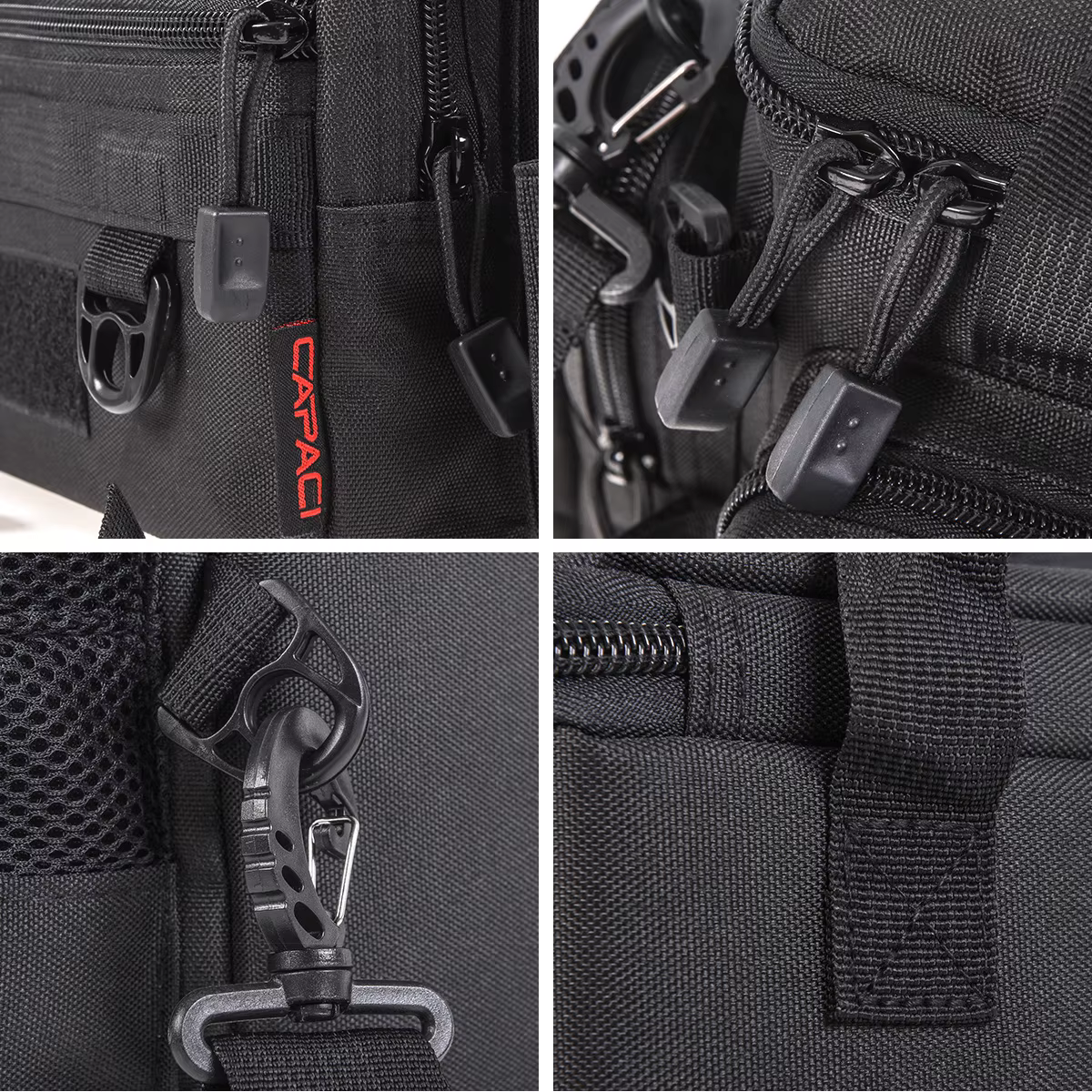 Bolso de pesca multifunción impermeable Oxford para carrete y señuelos
