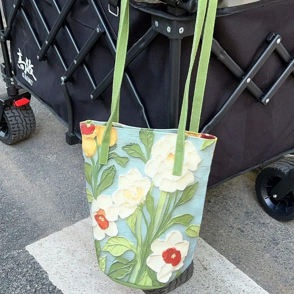 Bolso tipo cubo de gran capacidad para mujer