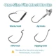 Retenedores de cebo de silicona 9KM Bait Stoppers para vinilo