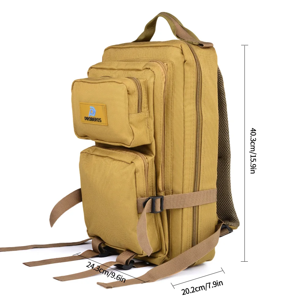 Proberos mochila de pesca ligera con gran bolsa para aparejos - imagen 2