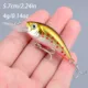 Crankbait de hundimiento Minnow con anzuelos triples y ojos 3D - imagen 2