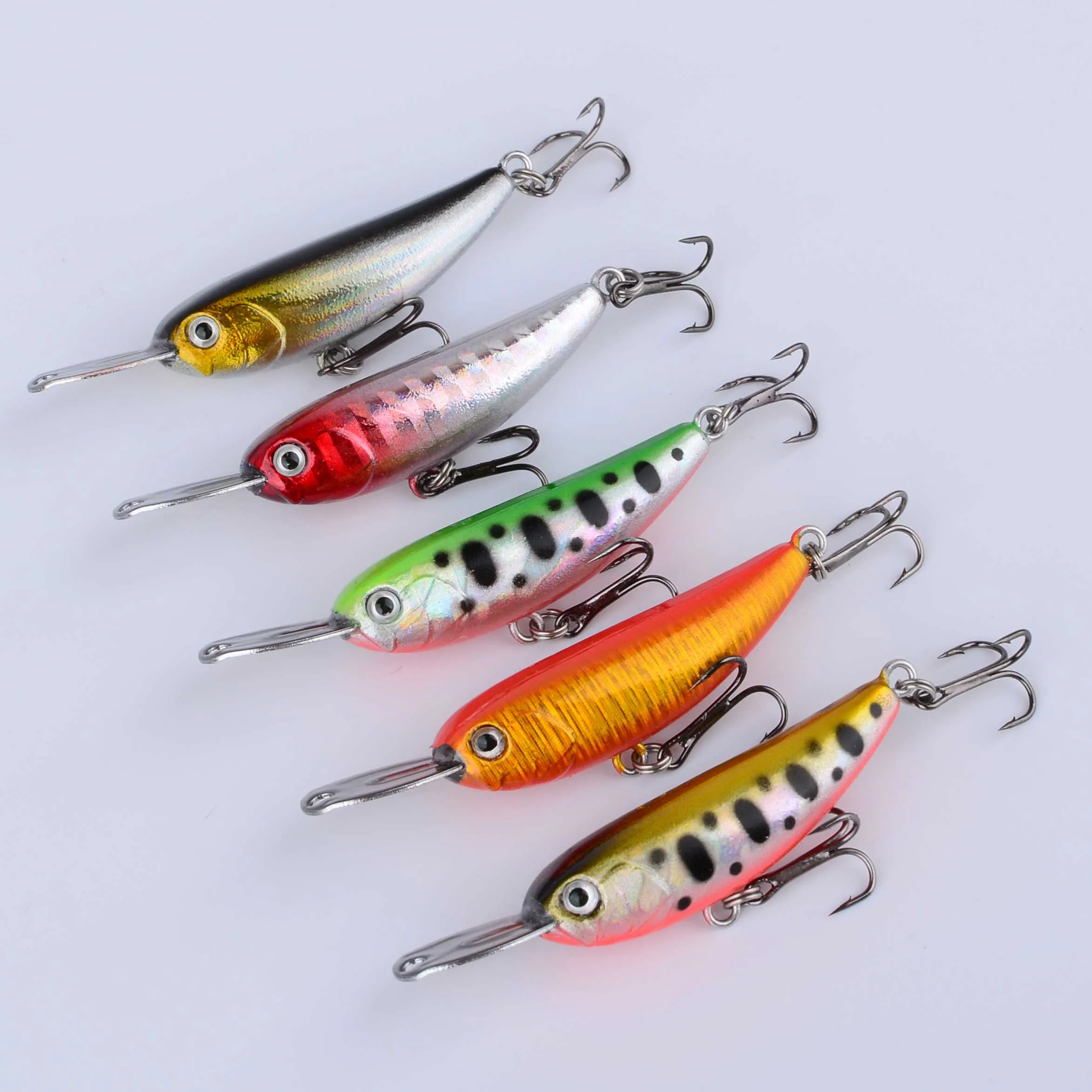 Jerkbait minnow hundido con labio metálico para lubina y carpa - imagen 4