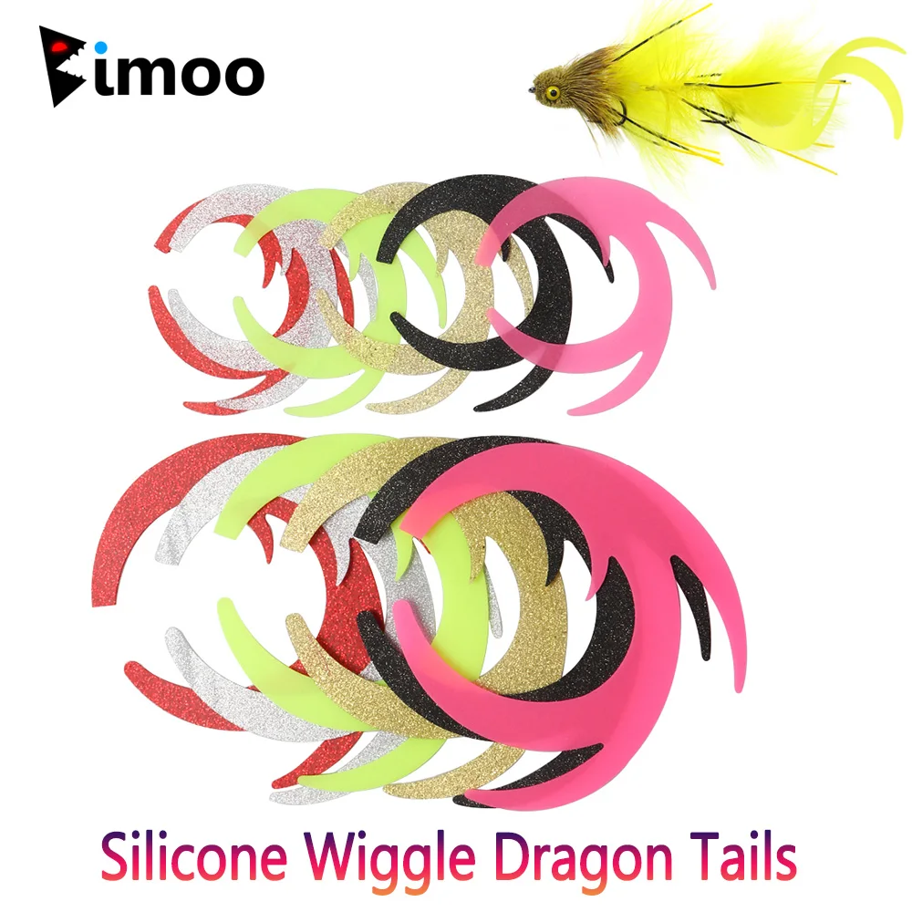 Bimoo Estimulador Cola de Dragón Streamer Silicon lubina y lucio - imagen 5