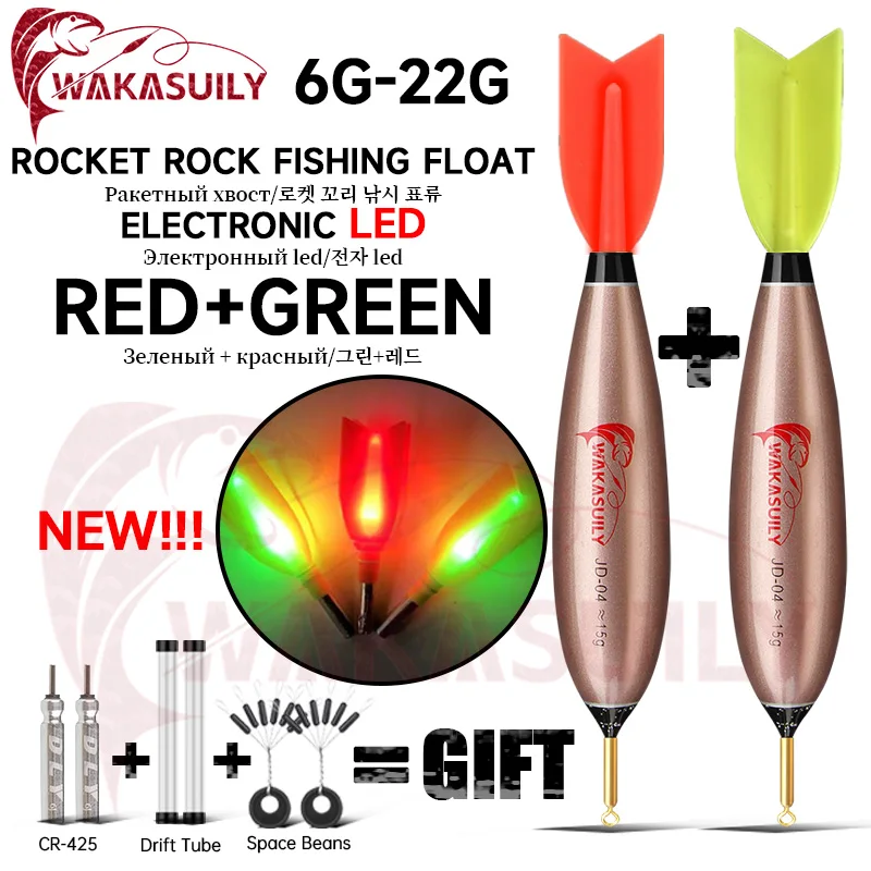 Flotador LED 3 esquinas para pesca en roca nocturna - imagen 3