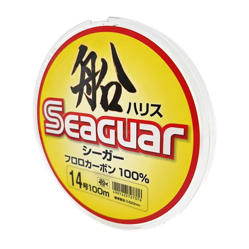 Seaguar Carbon Fire – Leader fluorocarbono transparente para roca