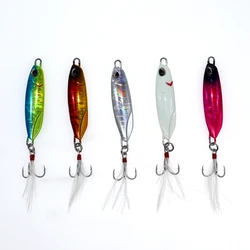 Señuelo Jig de metal tipo cuchara para trolling caballa y bacalao