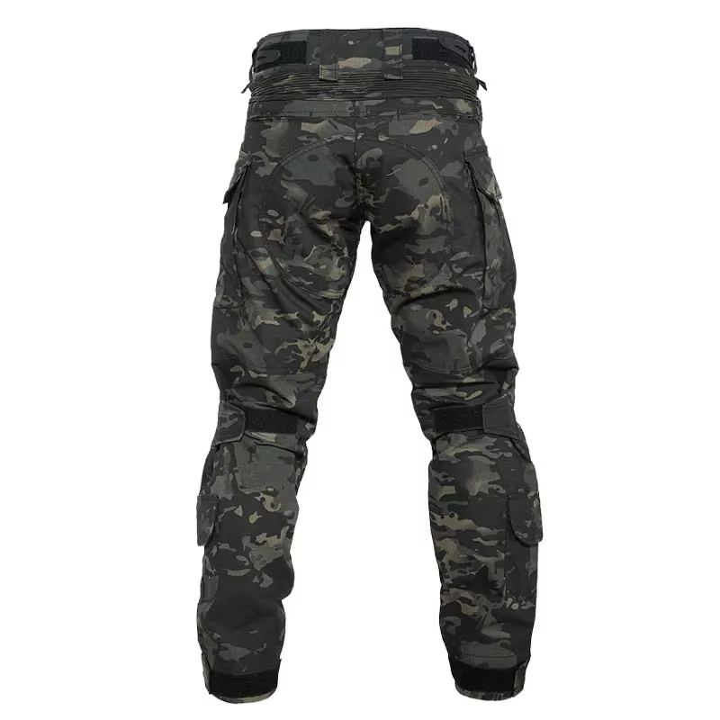 HAN WILD G3 pantalones pesca tácticos con rodilleras camuflaje algodón - imagen 2