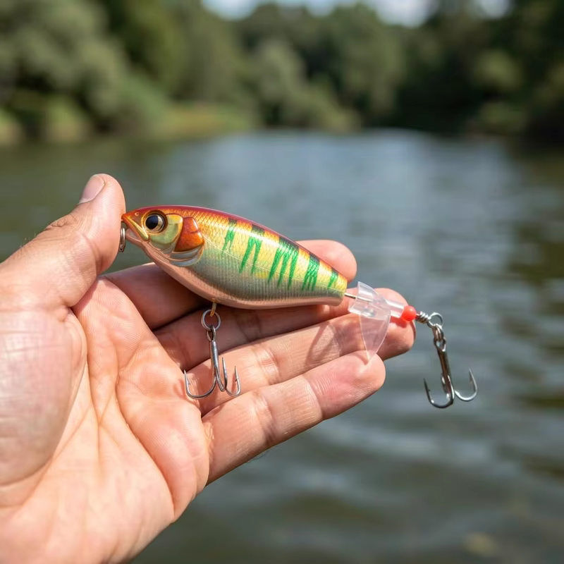 Señuelo compacto de pesca para orilla y embarcación