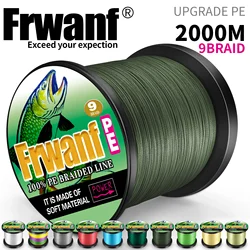 Línea Trenzada Frwanf PE 9 Hebras – Multifilamento para Pesca en Mar