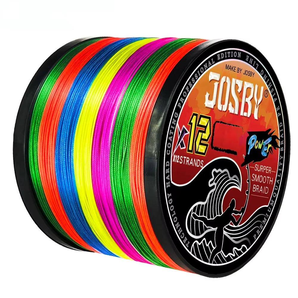 JOSBY Linea trenzada PE para carpa resistente al desgaste de calidad