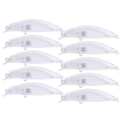 Minnow Jerkbait wobbler de cebo duro transparente para aerógrafo