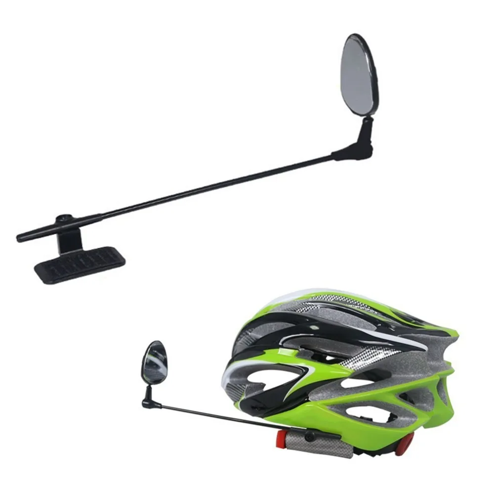 Espejo retrovisor casco bicicleta gran angular ajustable de 360°