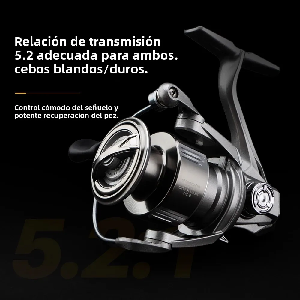 Carrete giratorio Huidiao AP-II Zero Play – arrastre suave - imagen 4