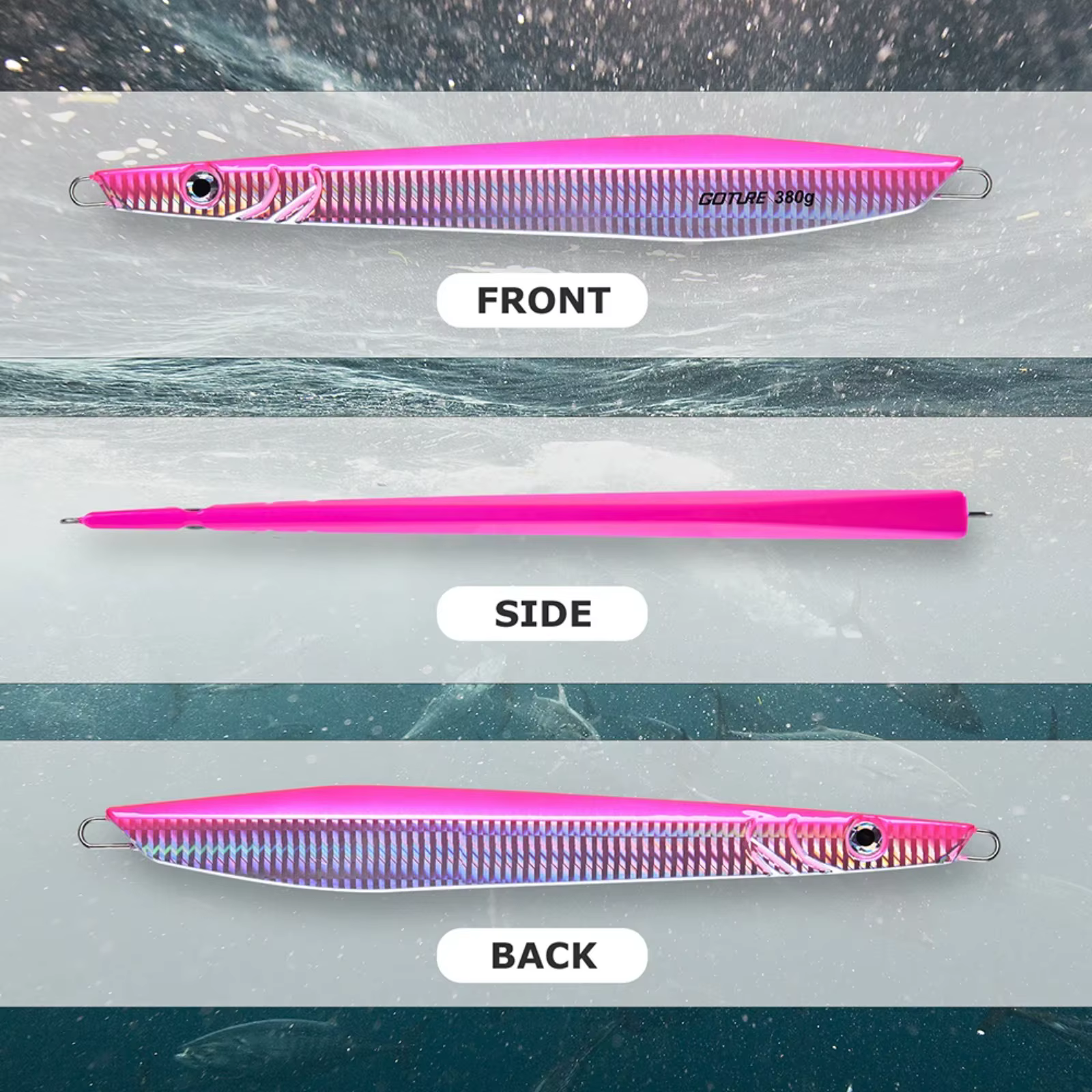 Jig Slow Pitch Goture Fast Sinking – Calibrado 7 capas UV