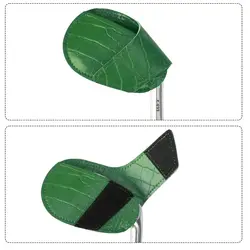 Funda protectora cuero PU para cabeza de palo golf al impacto