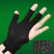 Guantes de billar antideslizantes mano izquierda de medio dedo - imagen 2