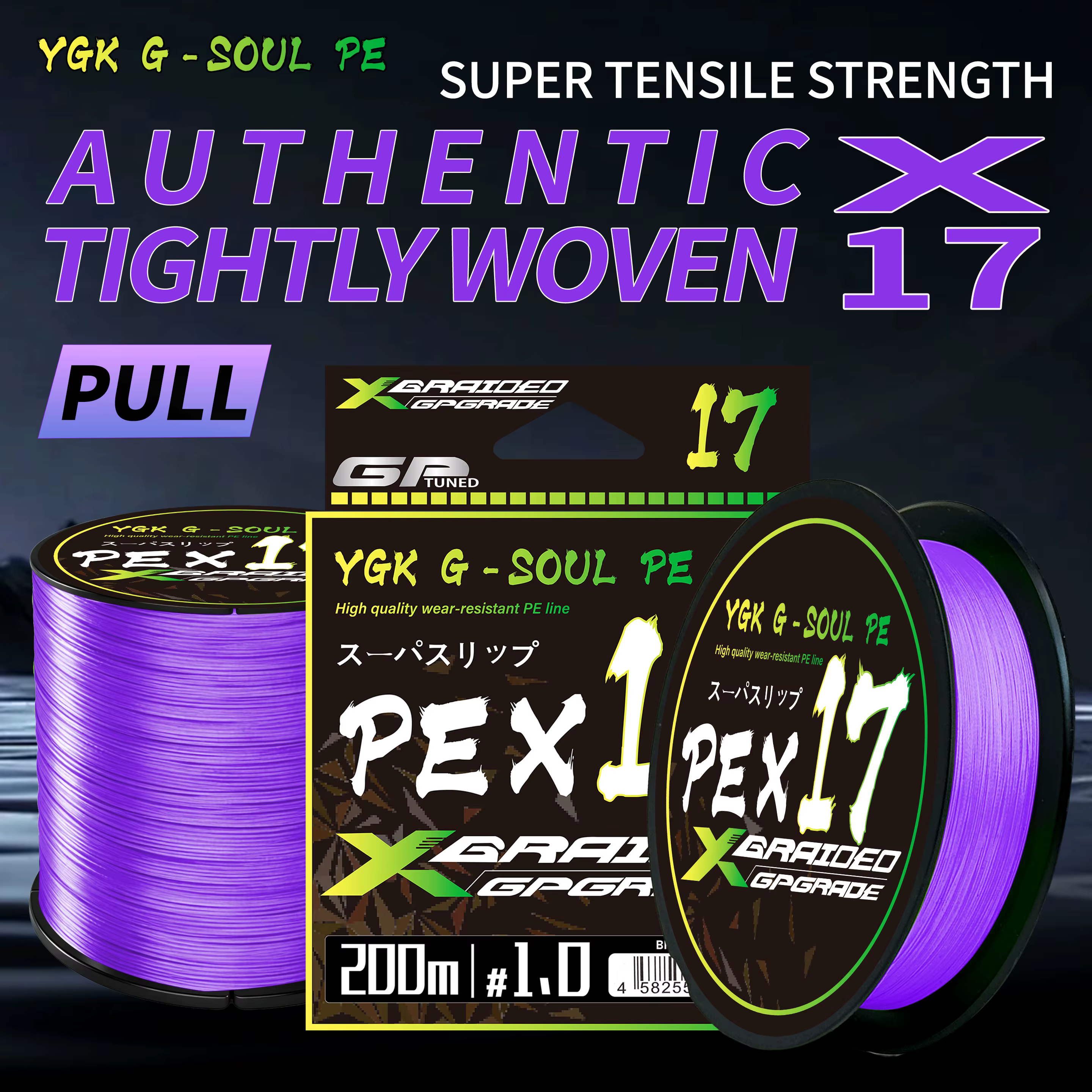 YGK X17 Línea Trenzada Multifilamento – Resistente para Carpa y Trucha - imagen 3